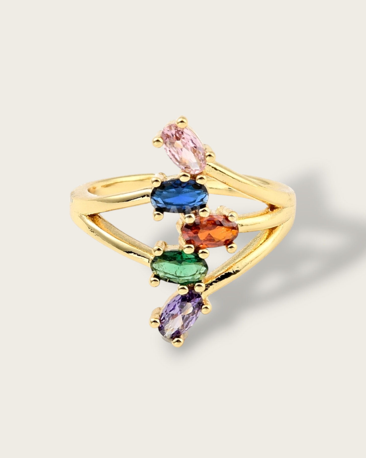 Anillo Ajustable Circonitas